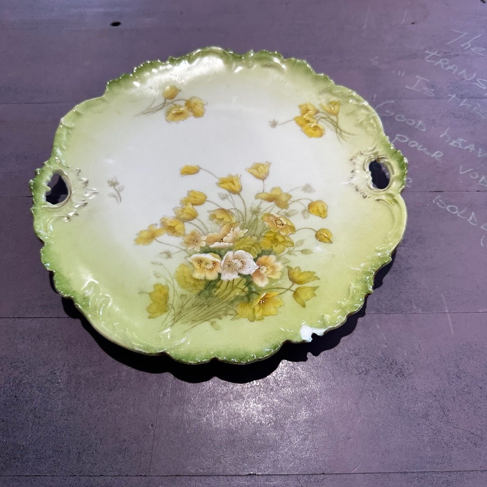 German decorative vintage plate/tray
